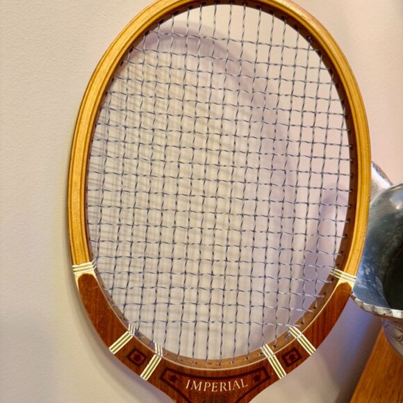 Vintage 1950s Tad Davis Imperial Tennis Racquet - Picture 4 of 11